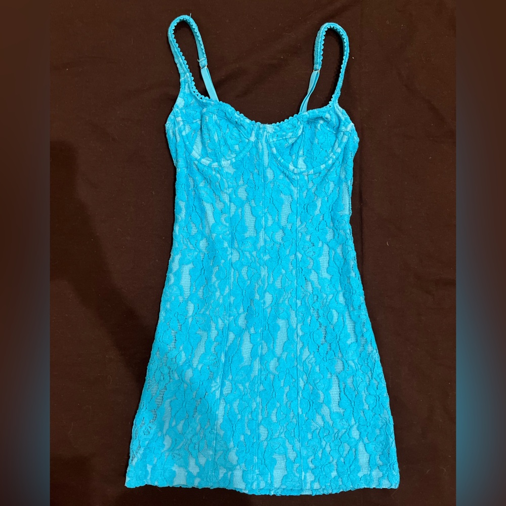 Blue mini dress size XS, Urban outfitters never worn!!!